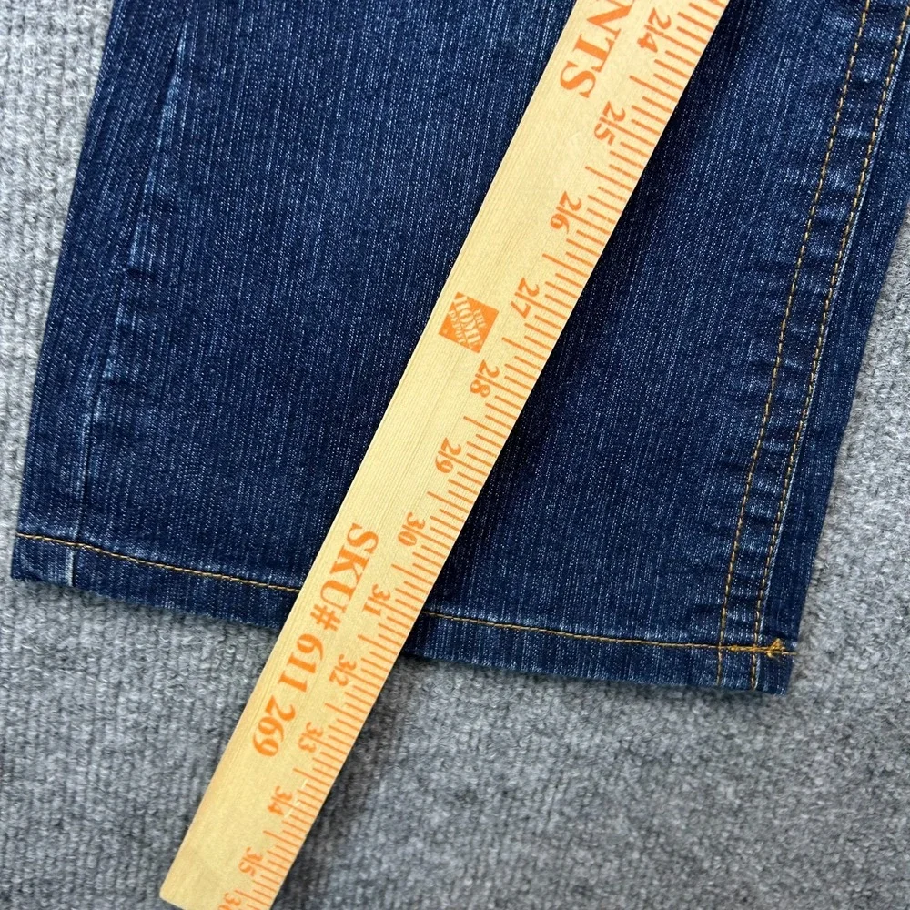 ABM Flare Jeans Women's Blue Denim Stretch Pockets‎ Zip Fly Classic NWT - 31X31